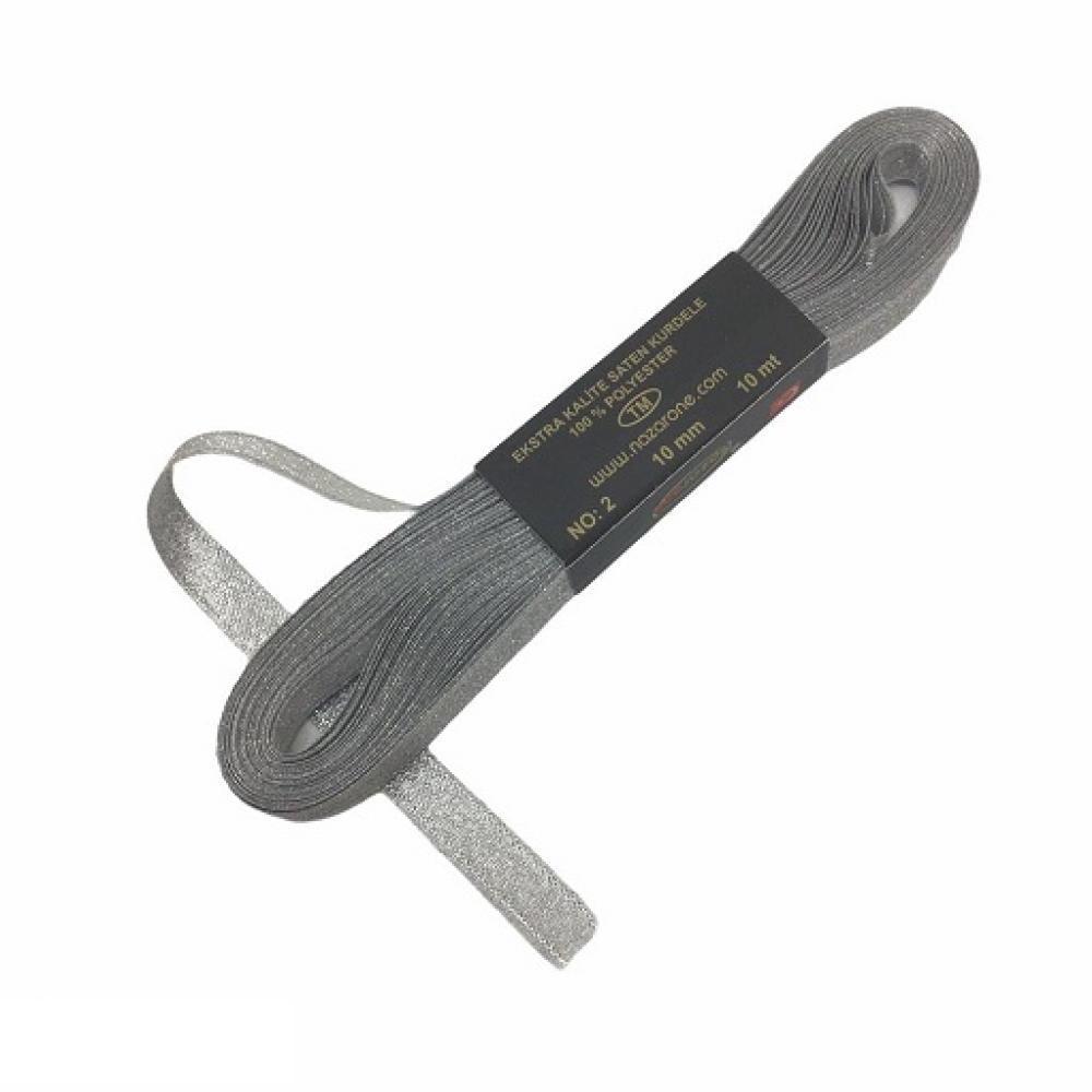 Simli Saten Kurdele (1 cm / 10 mt )