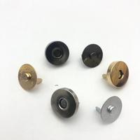 Mıknatıslı Çanta Çıtçıtı ( 1 Paket 10 Ad Çap 1,5 mm) Gümüş